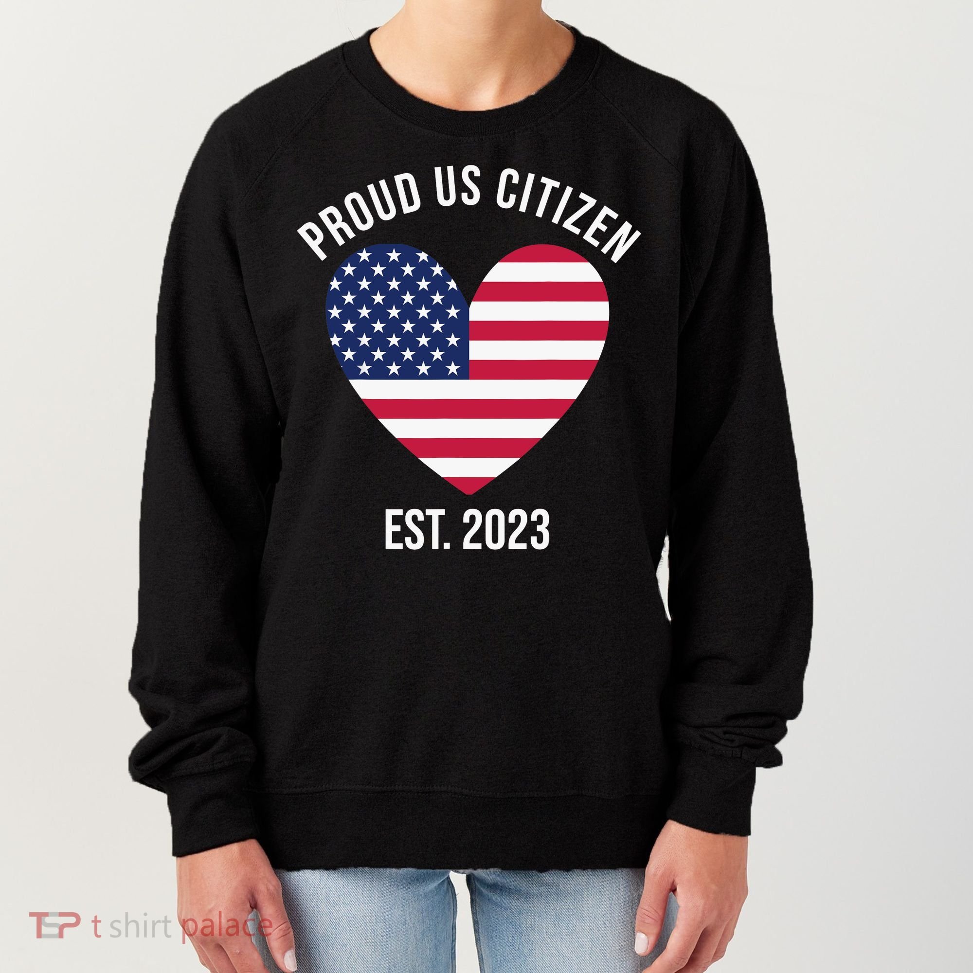 US Citizenship Decoration American New USA Citizen Women's Sweatshirt