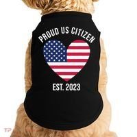 US Citizenship Decoration American New USA Citizen Doggie Tank thumb 0