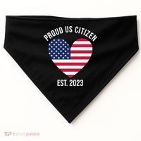 US Citizenship Decoration American New USA Citizen USA-Made Doggie Bandana thumb 0