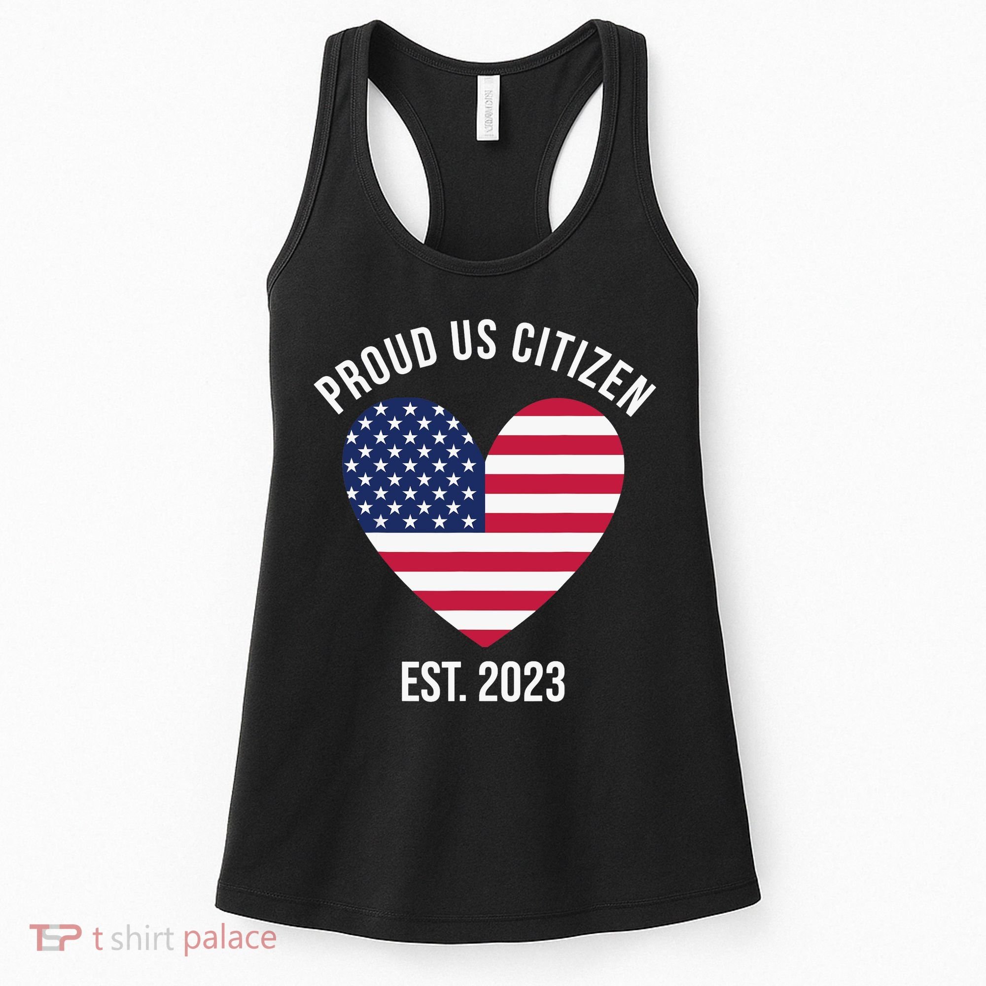 US Citizenship Decoration American New USA Citizen Women's Tank Top