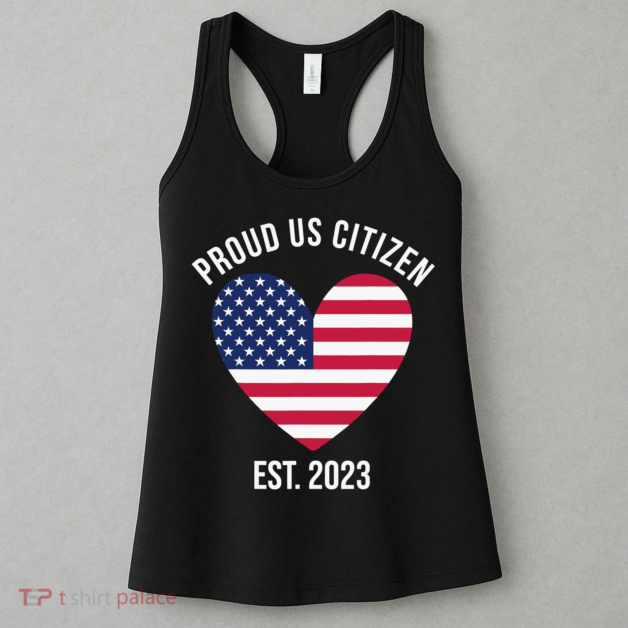 US Citizenship Decoration American New USA Citizen Women's Tank Top