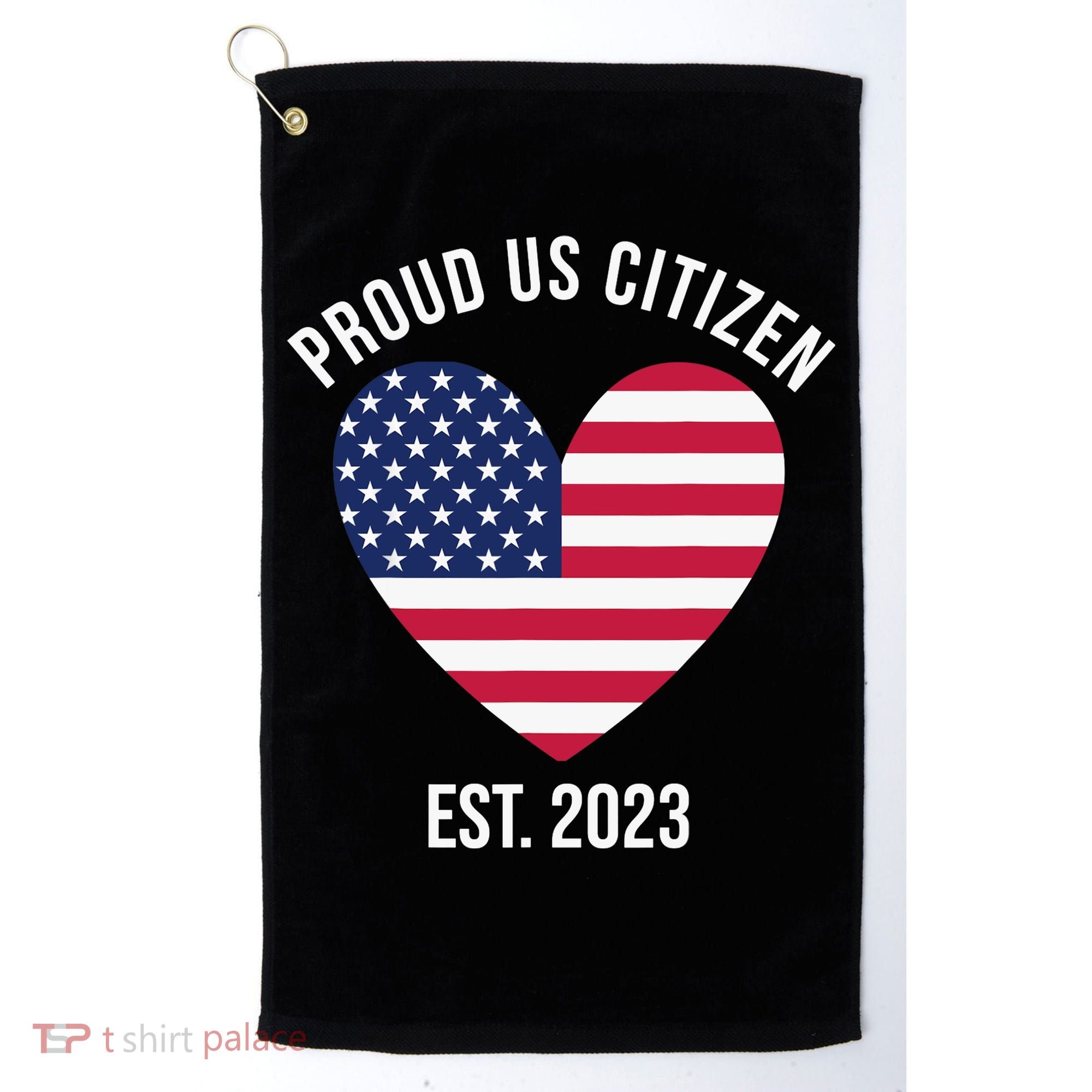 US Citizenship Decoration American New USA Citizen Golf Towel