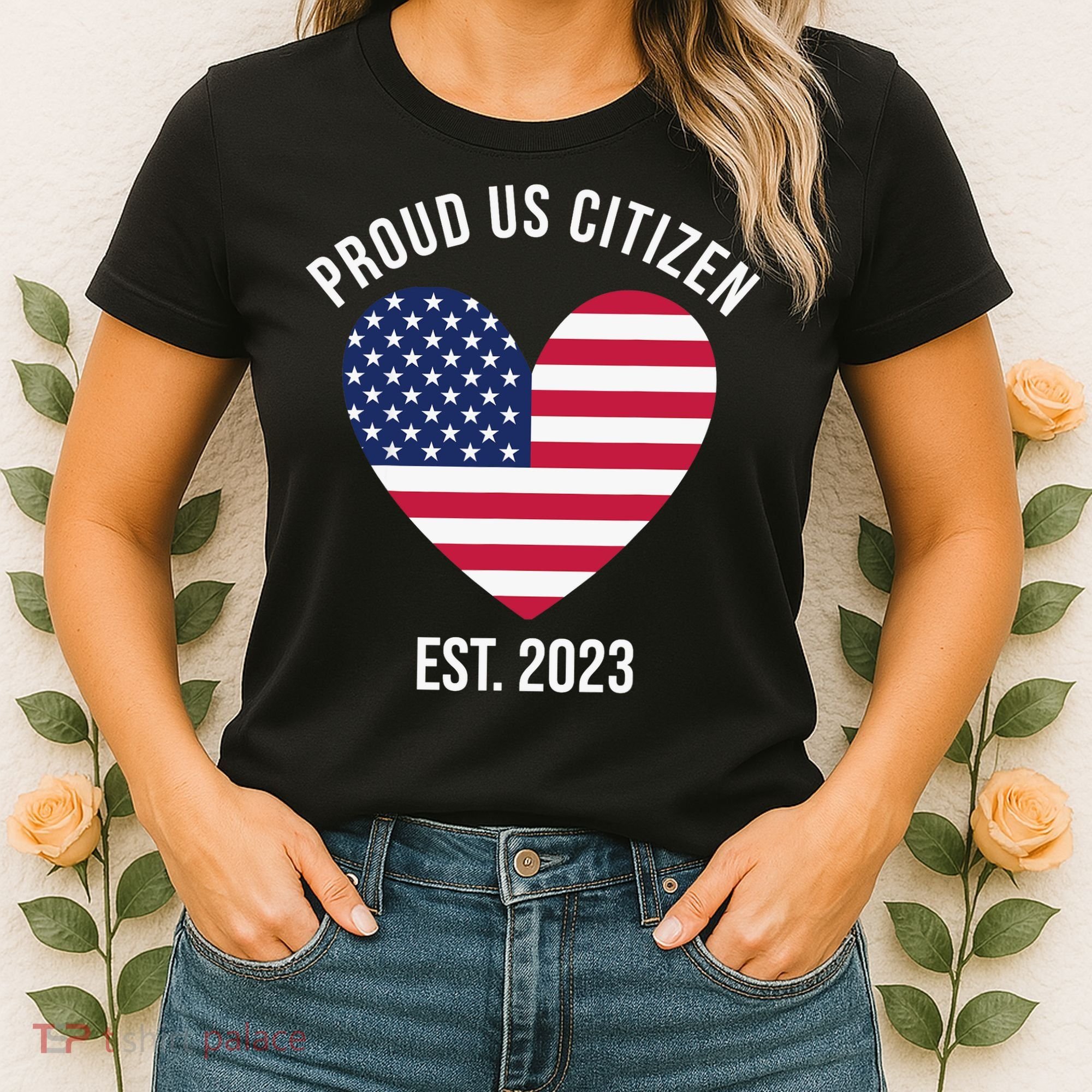 US Citizenship Decoration American New USA Citizen Women's T-Shirt