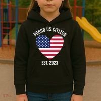 US Citizenship Decoration American New USA Citizen Kids Hoodie thumb 3