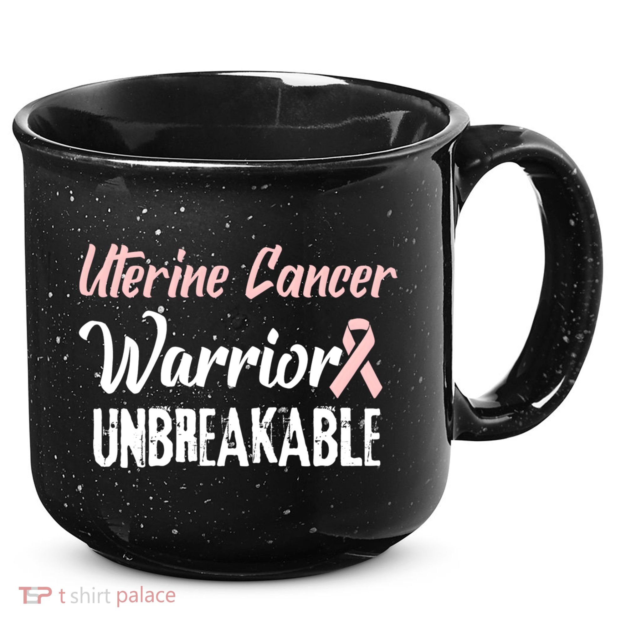 Uterine Cancer Disease Awareness Warrior Cool Gift 15oz Campfire Ceramic Mug