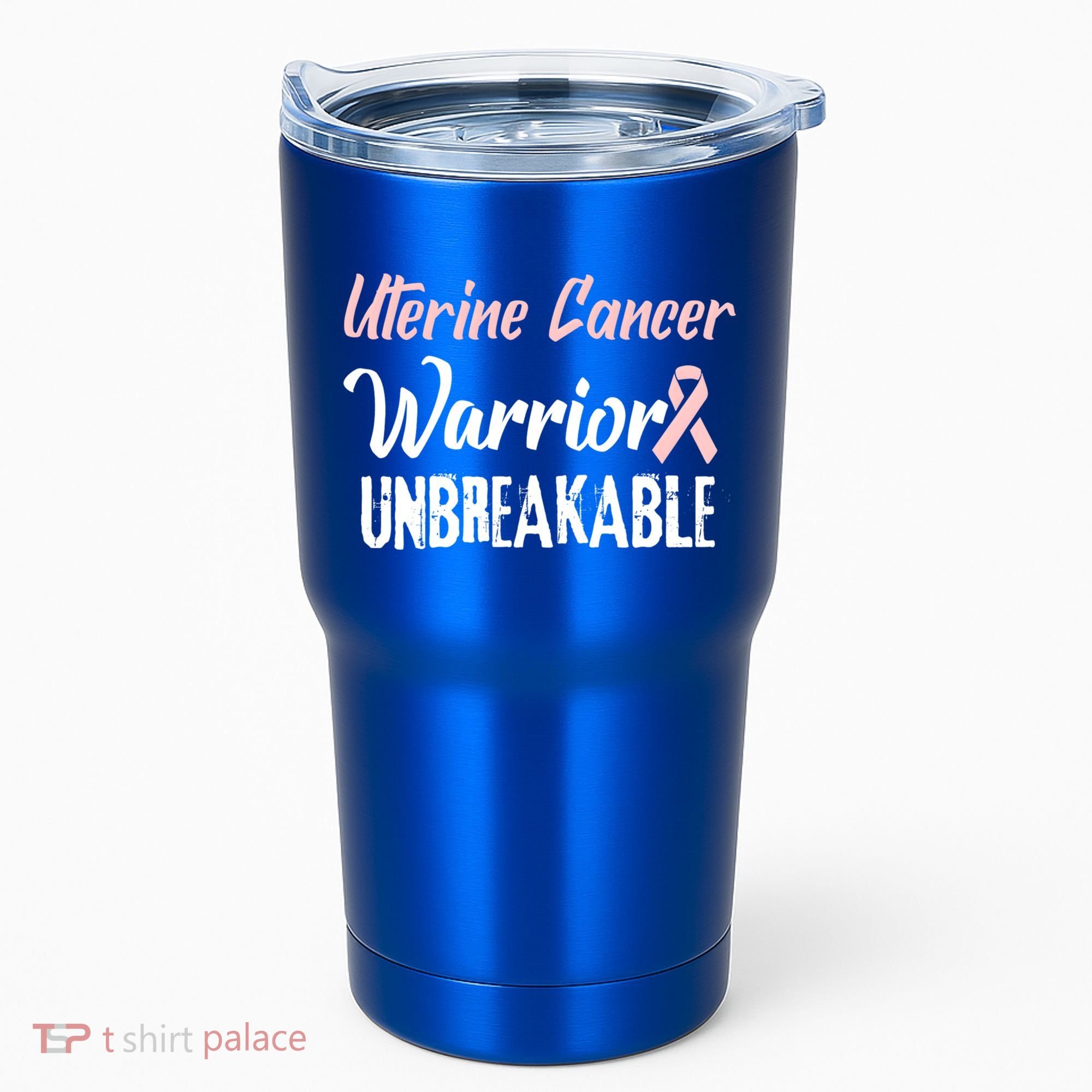 Uterine Cancer Disease Awareness Warrior Cool Gift Tumbler