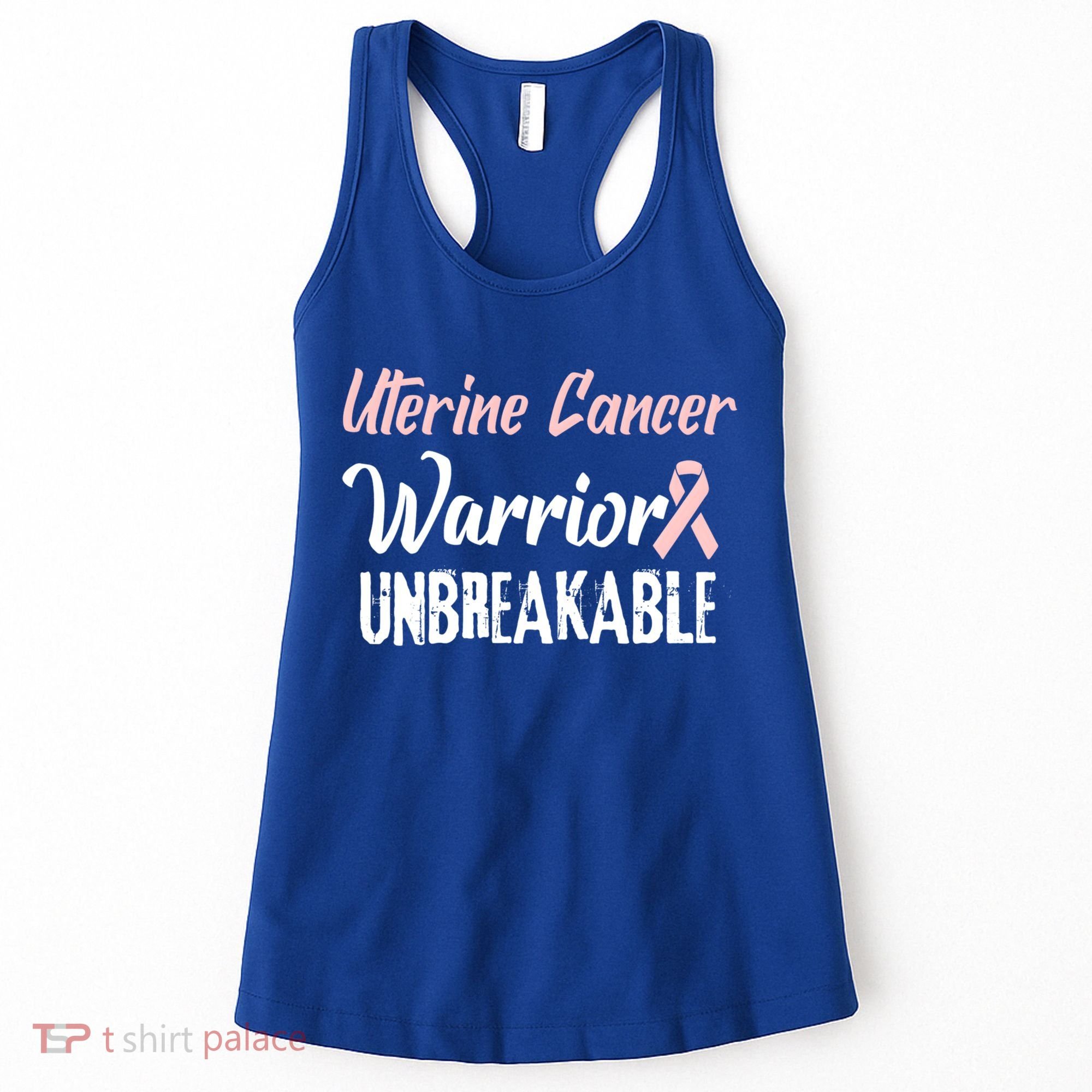 Uterine Cancer Disease Awareness Warrior Cool Gift Women's Tank Top