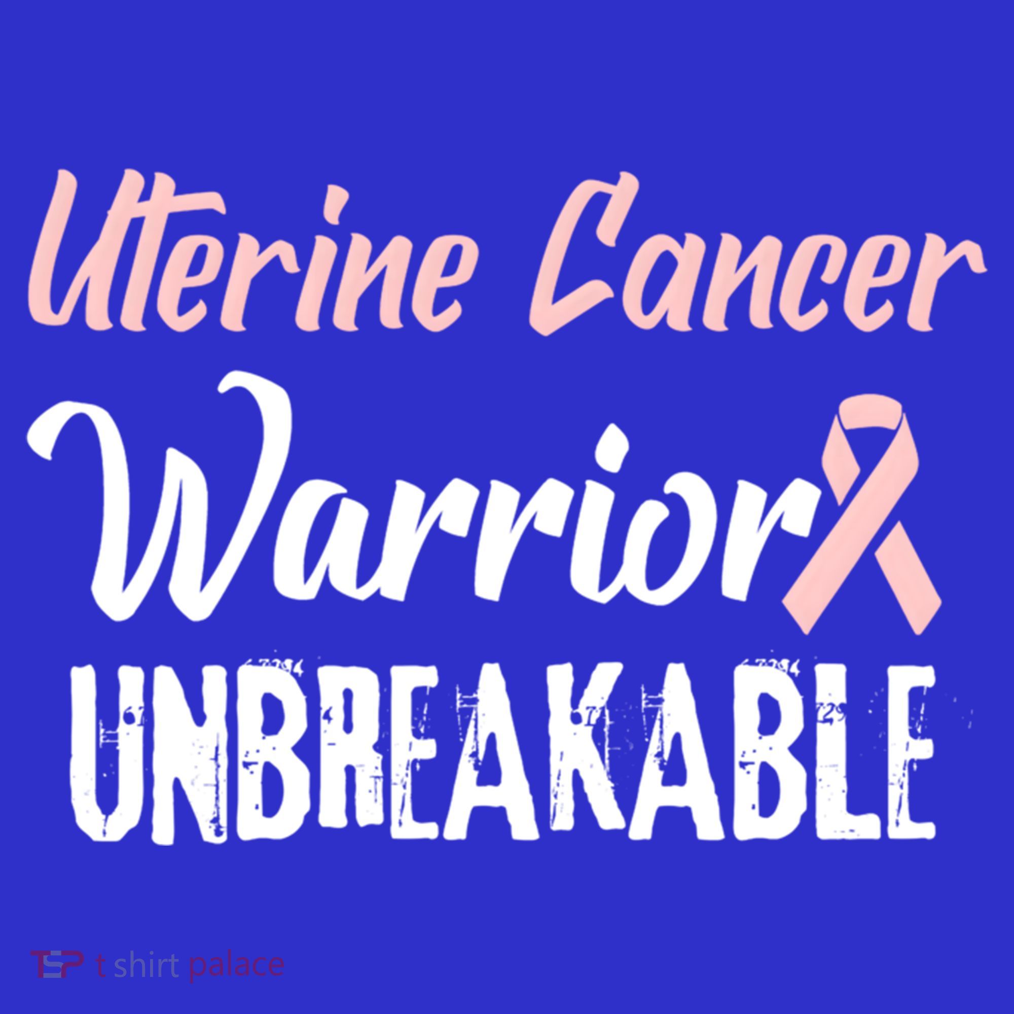 Uterine Cancer Disease Awareness Warrior Cool Gift Tie-Dye T-Shirt
