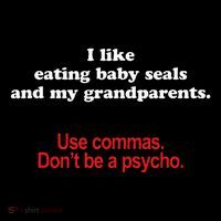 Use Commas Dont Be A Psycho Funny Grammar Police Women's Hoodie thumb 2