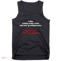 Use Commas Dont Be A Psycho Funny Grammar Police Tank Top thumb 0