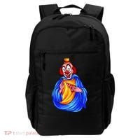 Ugly Clown Eating Pizza Backpack thumb 0