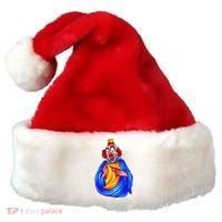 Ugly Clown Eating Pizza Santa Hat thumb 0