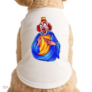 Ugly Clown Eating Pizza Doggie Tank
