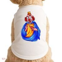 Ugly Clown Eating Pizza Doggie Tank thumb 0