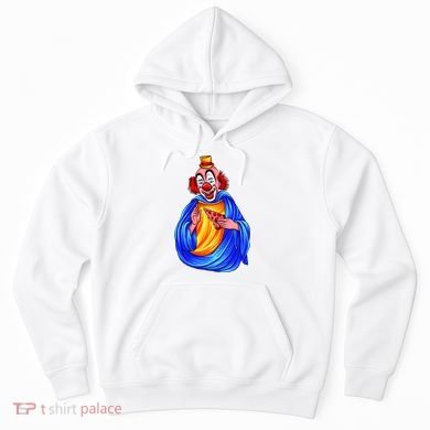 Ugly Clown Eating Pizza Hoodie