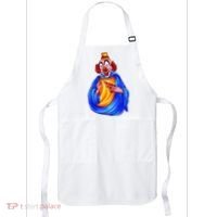 Ugly Clown Eating Pizza Apron thumb 0