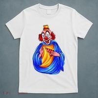 Ugly Clown Eating Pizza T-Shirt thumb 5
