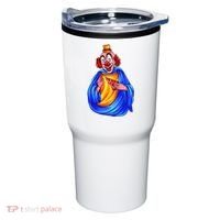 Ugly Clown Eating Pizza Tumbler thumb 0