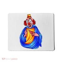 Ugly Clown Eating Pizza Mousepad thumb 0