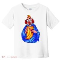 Ugly Clown Eating Pizza Toddler T-Shirt thumb 0