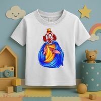 Ugly Clown Eating Pizza Toddler T-Shirt thumb 3