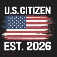U.S. CITIZEN EST 2026 American Flag Women's Sweatshirt thumb 2