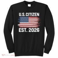 U.S. CITIZEN EST 2026 American Flag Sweatshirt thumb 0