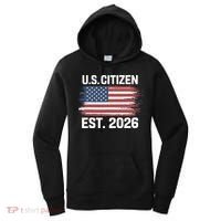 U.S. CITIZEN EST 2026 American Flag Women's Hoodie thumb 0