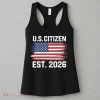 U.S. CITIZEN EST 2026 American Flag Women's Tank Top thumb 3