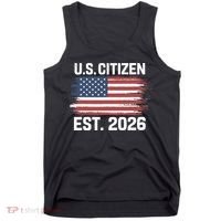 U.S. CITIZEN EST 2026 American Flag Tank Top thumb 0