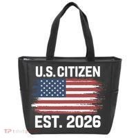 U.S. CITIZEN EST 2026 American Flag Tote Bag thumb 0