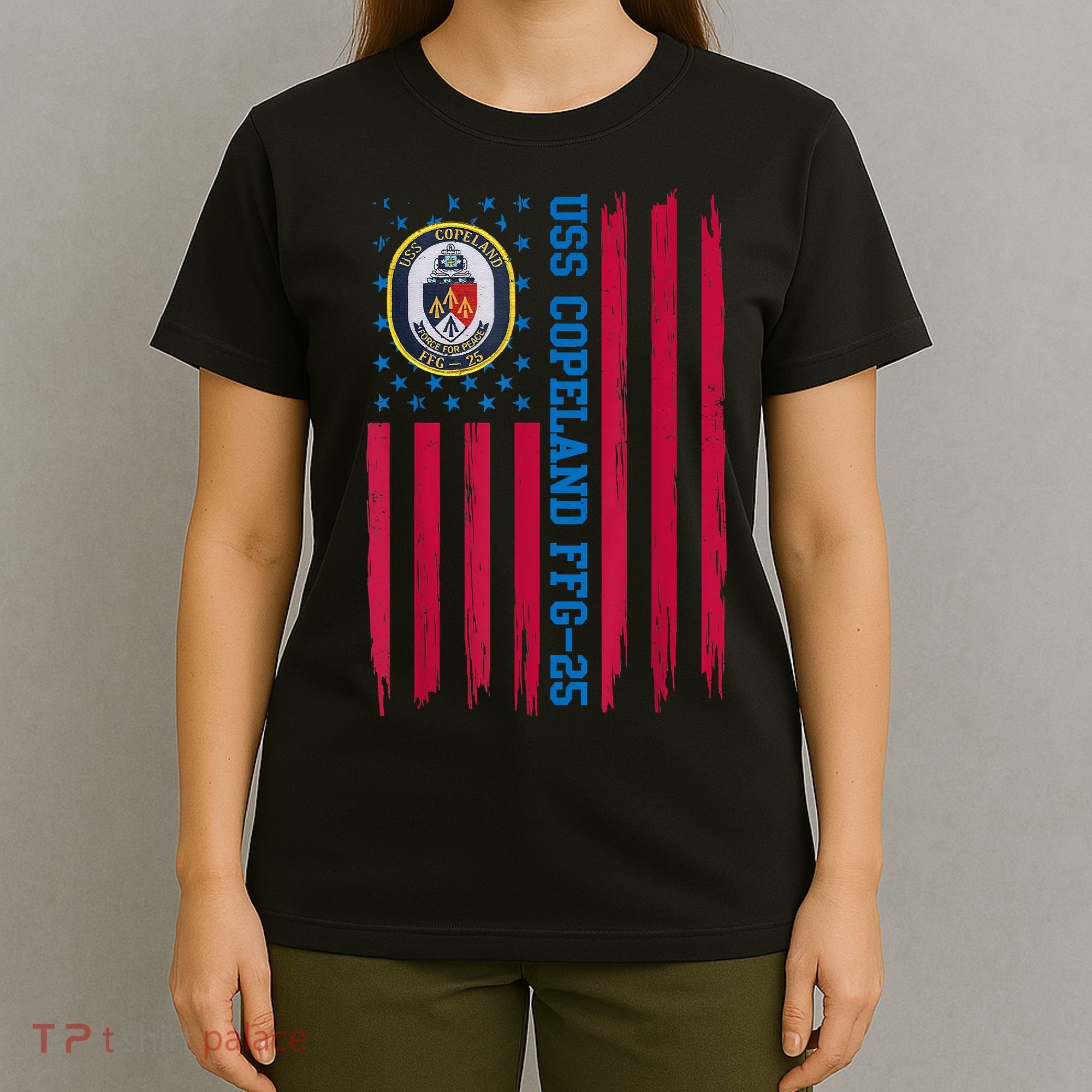 USS Copeland FFG25 Guided Missile Frigates Ship Veteran T-Shirt