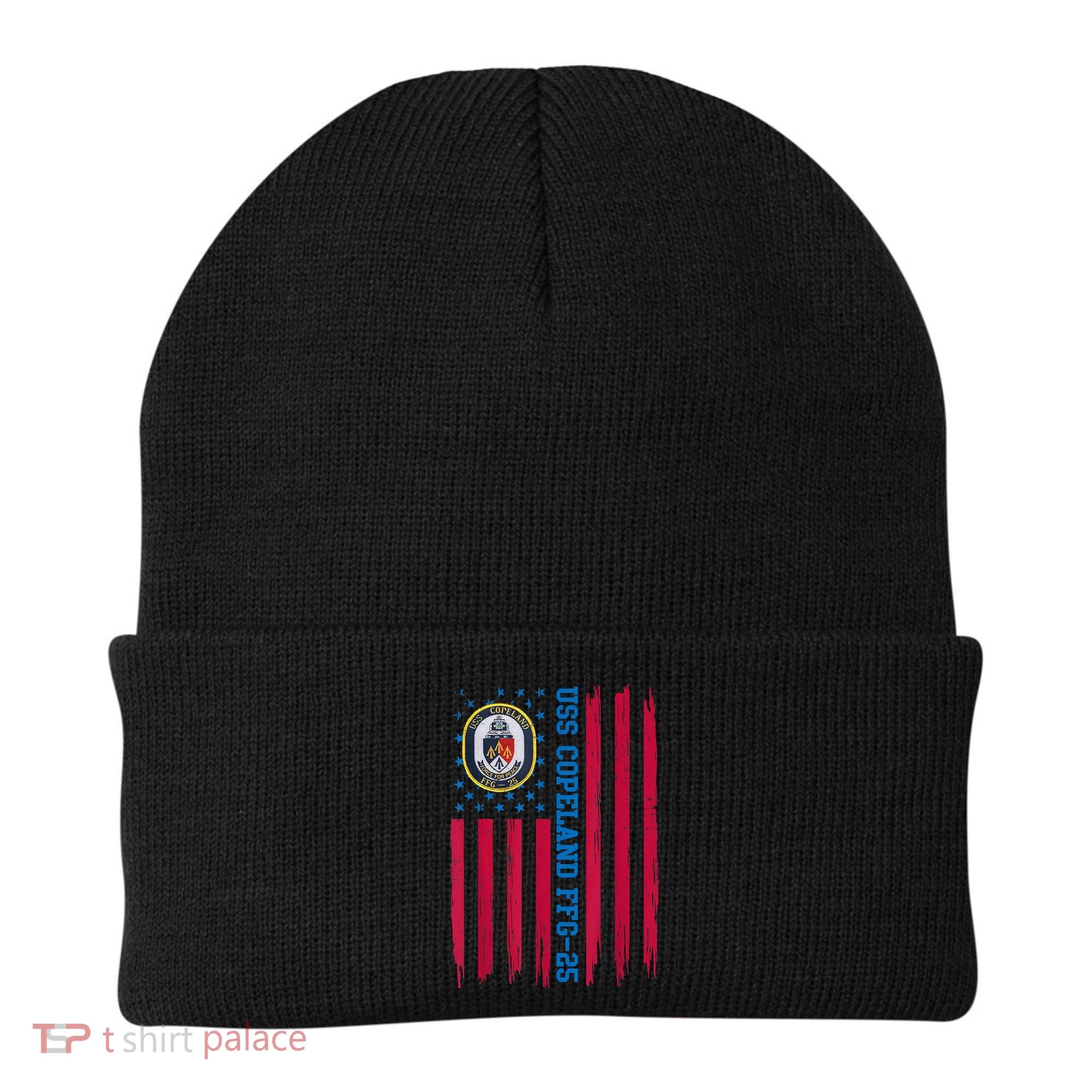 USS Copeland FFG25 Guided Missile Frigates Ship Veteran Beanie