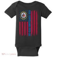USS Copeland FFG25 Guided Missile Frigates Ship Veteran Baby Bodysuit thumb 0