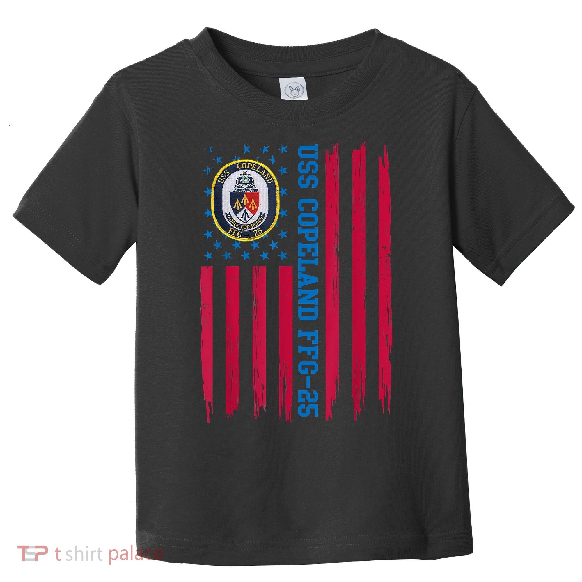 USS Copeland FFG25 Guided Missile Frigates Ship Veteran Toddler T-Shirt