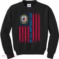 USS Copeland FFG25 Guided Missile Frigates Ship Veteran Kids Sweatshirt thumb 0