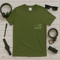 USA Camo Flag United States Of America Army Military Front & Back T-Shirt thumb 5