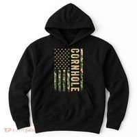 Usa Cornhole Flag Hoodie thumb 0