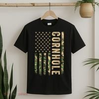Usa Cornhole Flag T-Shirt thumb 2