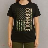 Usa Cornhole Flag T-Shirt thumb 4