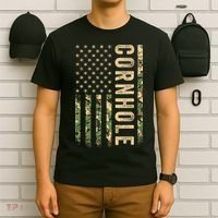 Usa Cornhole Flag T-Shirt thumb 6