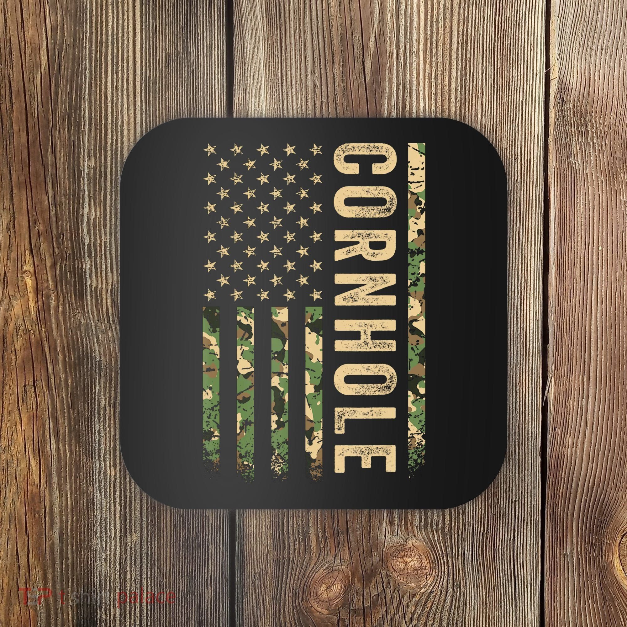 Usa Cornhole Flag Coaster