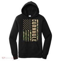 Usa Cornhole Flag Women's Hoodie thumb 0