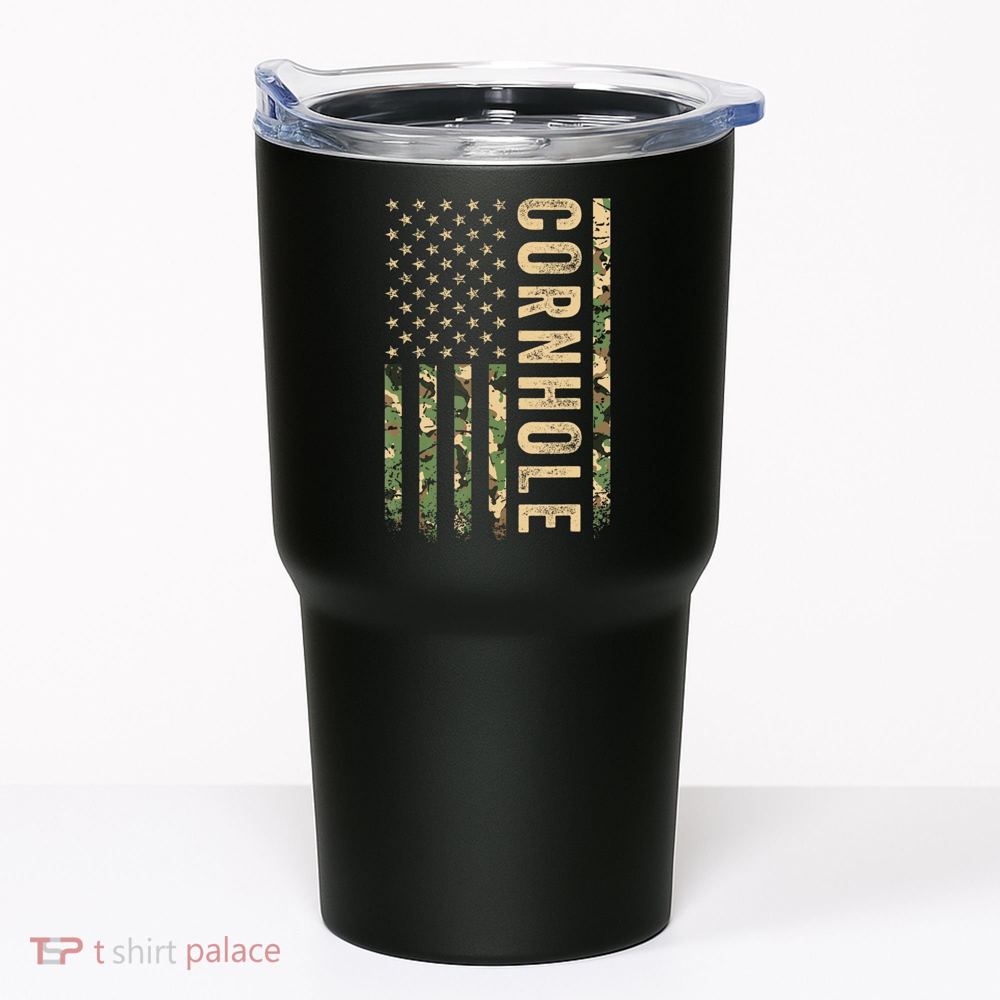 Usa Cornhole Flag Tumbler