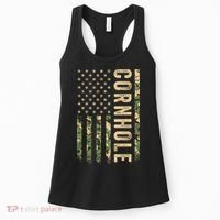 Usa Cornhole Flag Women's Tank Top thumb 0