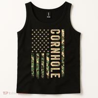 Usa Cornhole Flag Tank Top thumb 2