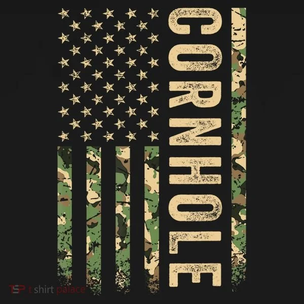 Usa Cornhole Flag Women's Long Sleeve Shirt