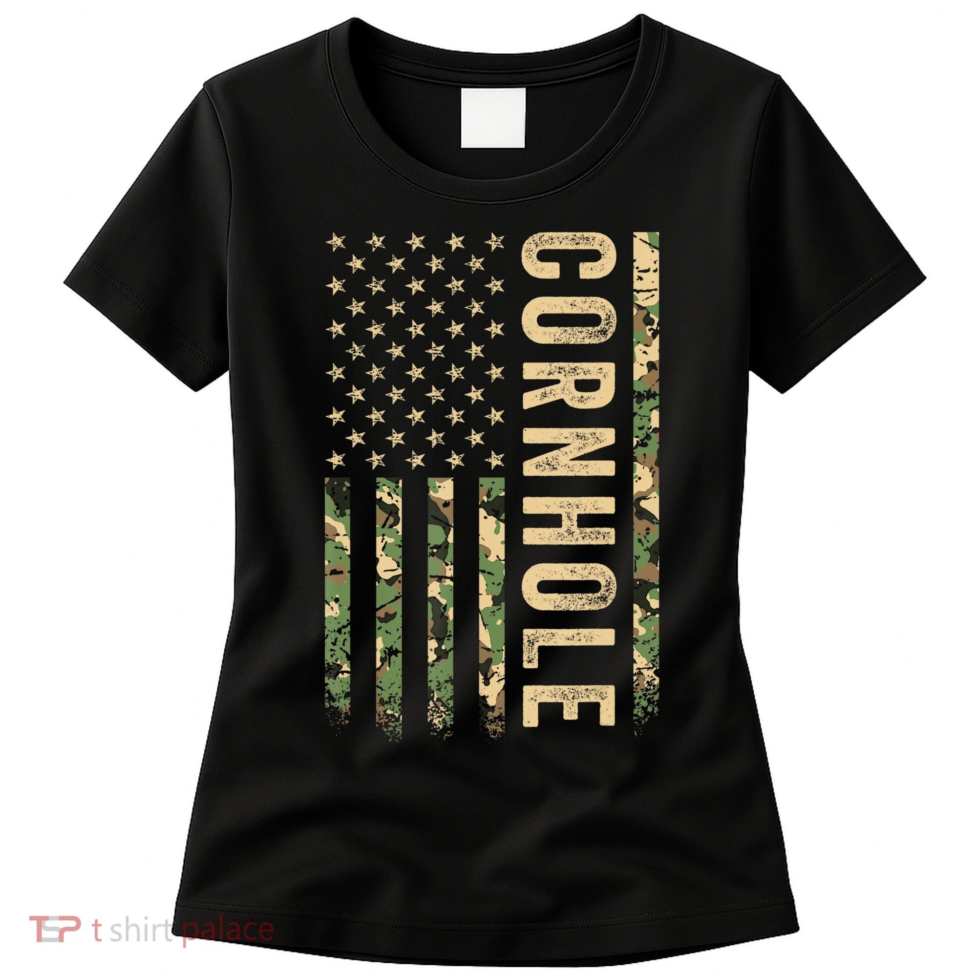 Usa Cornhole Flag Women's T-Shirt