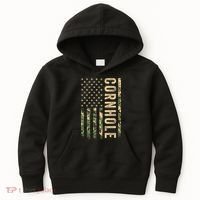 Usa Cornhole Flag Kids Hoodie thumb 0