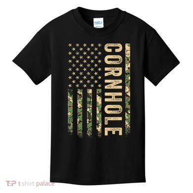 Usa Cornhole Flag Kids T-Shirt